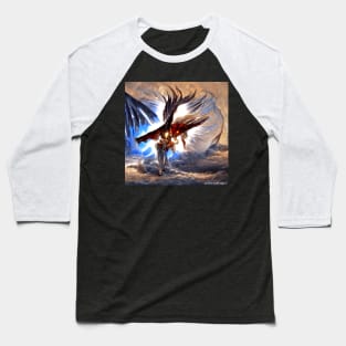 GEFALLENER ENGEL ORIGINAL AI DIGITALLY GENERATED ARTWORK Baseball T-Shirt